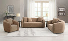 Keith - Chenille 3 Piece Living Room Set (Comes With Matching Color Toss Pillows) - Furniture Home Direct