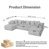 Modular U Shaped Sectional Sofa - Furniture Home Direct