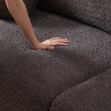 2 Piece Living Room Set with Throw Pillows - Gray - Furniture Home Direct