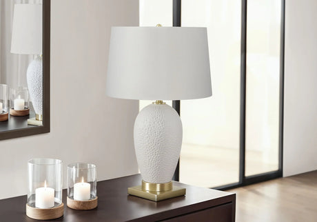 Lighting, Table Lamp, Ceramic, Transitional - White - Furniture Home Direct