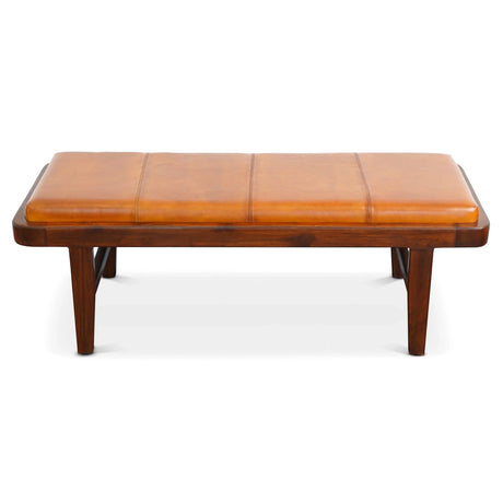 Maddox - Bench - Rustic / Tan - Furniture Home Direct