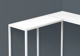 Corner Accent Console Table For Entryway, Unique L-Shaped Design - Furniture Home Direct