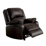 Zuriel - Synthetic Leather Recliner Chair - Furniture Home Direct