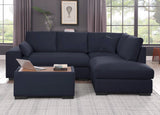 Joshua - 100" Sectional Sofa with Right Facing Chaise and Console Ottoman - Furniture Home Direct