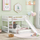 Functional Bunk Bed With Convertible Ladder And Slide - Furniture Home Direct
