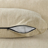 Cloud Sectional with Ottoman, Charging Ports and Three Back Pillows - Beige - Furniture Home Direct