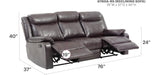 Contemporary Three Seater Sofa - Furniture Home Direct