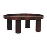 Crescent Coffee Table - Chestnut - Furniture Home Direct