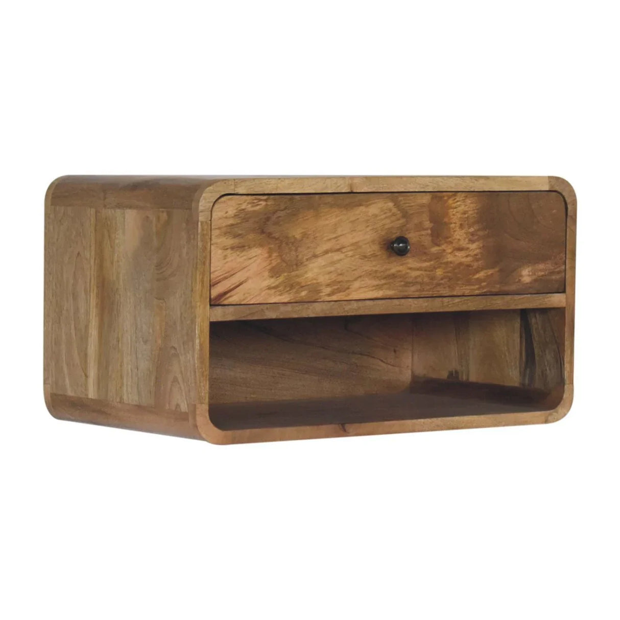 Curve Upper Slot Floating Nightstand - Furniture Home Direct