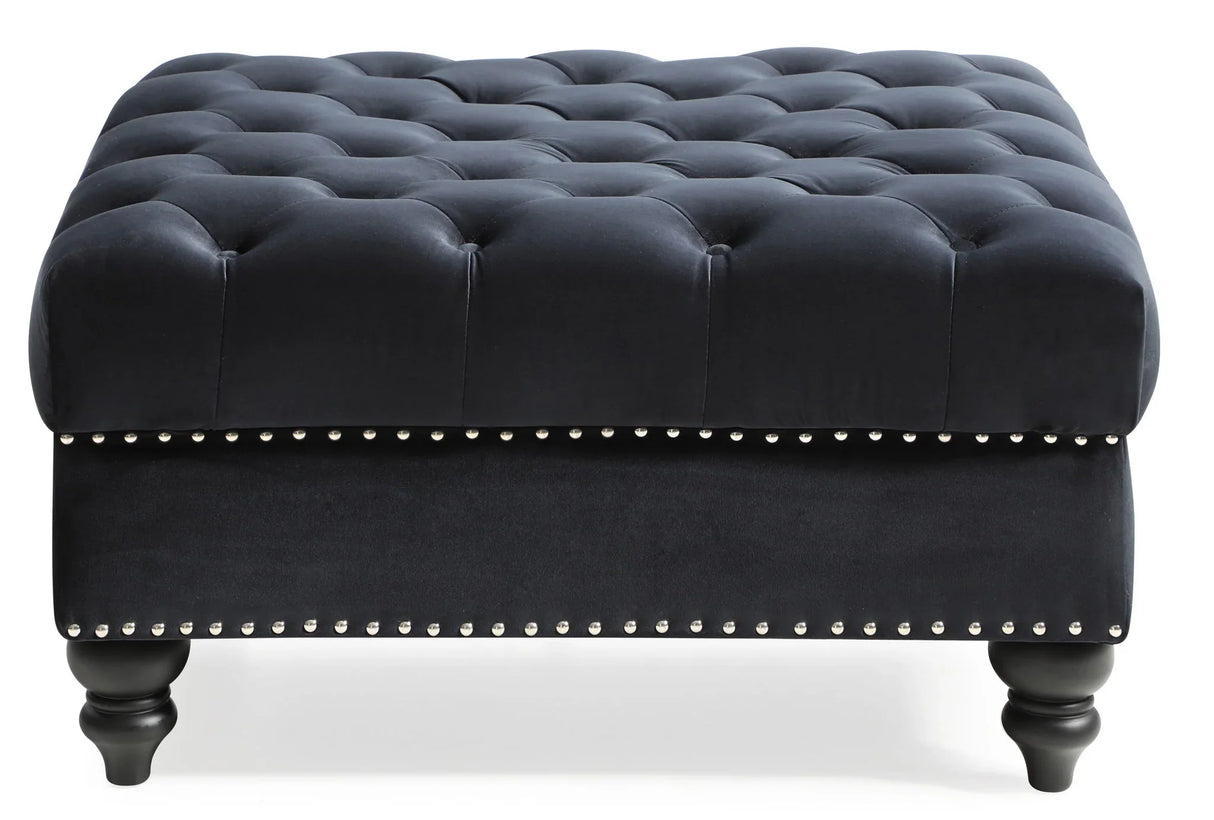 Soft Charming Traditional Ottoman - Furniture Home Direct