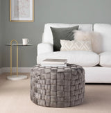 Braided - Versatile Round Ottoman - Furniture Home Direct