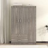 3 Door Wardrobe With 2 Drawers - Furniture Home Direct