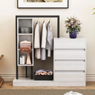 Wardrobe With 4 Drawers And 3 Shelves - Furniture Home Direct