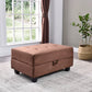 Stylish Storage Contemporary Ottoman - Furniture Home Direct