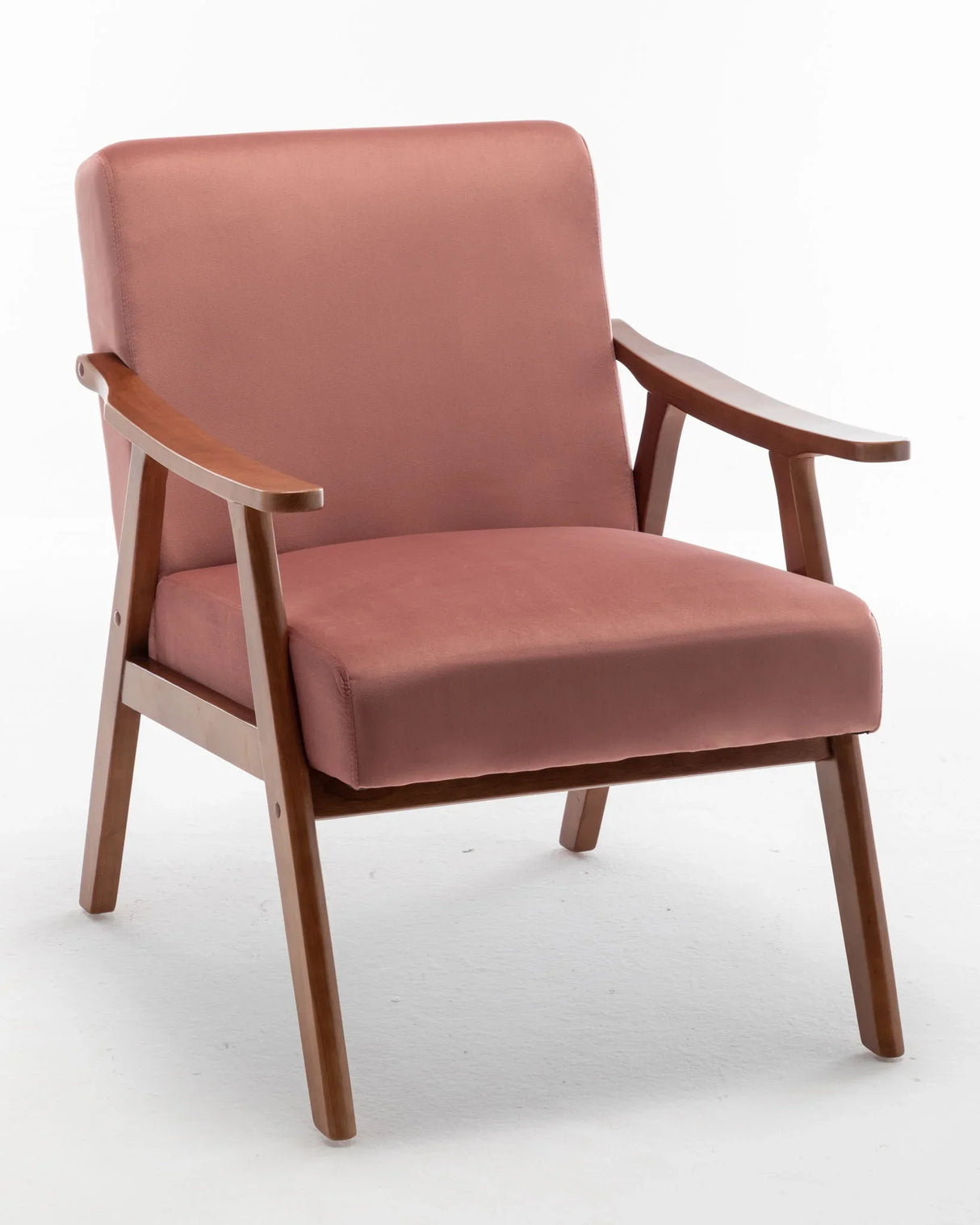 Accent Chair, Classic Mid Century Modern For Extra Seating - Furniture Home Direct