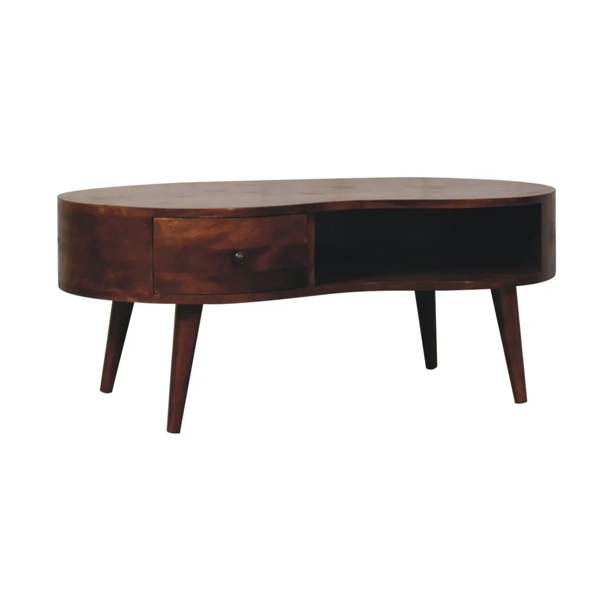 Wave Coffee Table With 1 Drawer - Furniture Home Direct