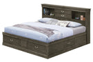 Louis Phillipe - Bookcase Storage Bed - Furniture Home Direct