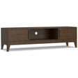 Harper - Low TV Media Stand - Walnut Brown - Furniture Home Direct
