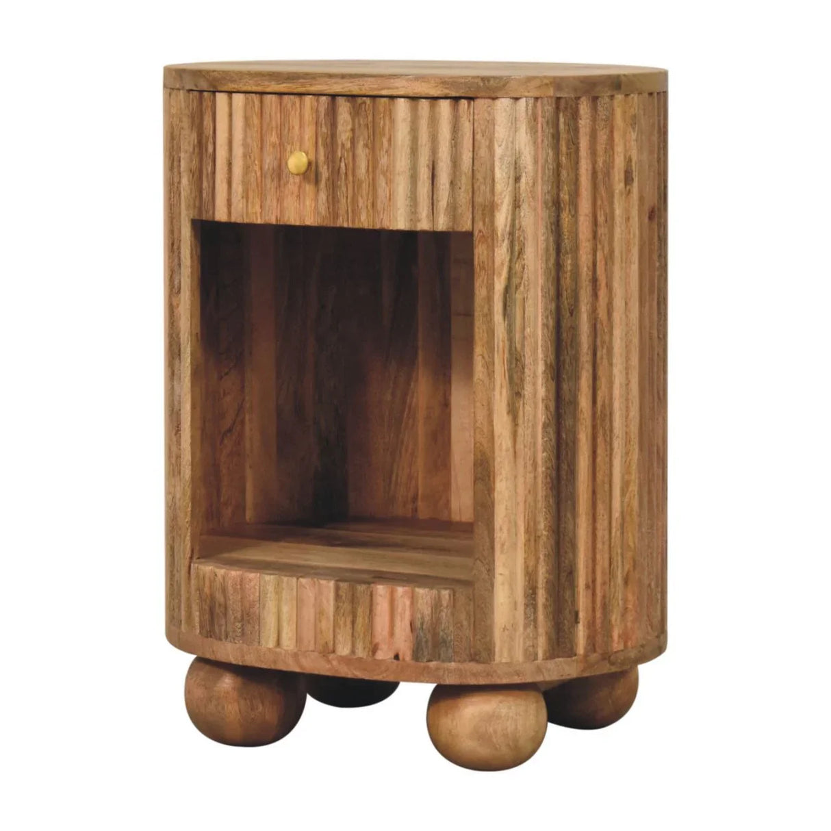 Soba - Ball Drawer Bedside Table - Furniture Home Direct
