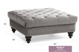 Soft Charming Traditional Ottoman - Furniture Home Direct