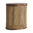 Larissa - Lid Up, Storage Stool - Oak - Furniture Home Direct