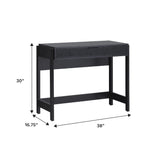 Transitional Reeded Writing Desk With Drawer - Furniture Home Direct