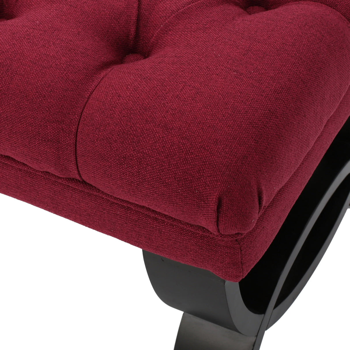 HILTON Bench with Button-Tufted Diamond Stitching - Furniture Home Direct