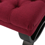 HILTON Bench with Button-Tufted Diamond Stitching - Furniture Home Direct