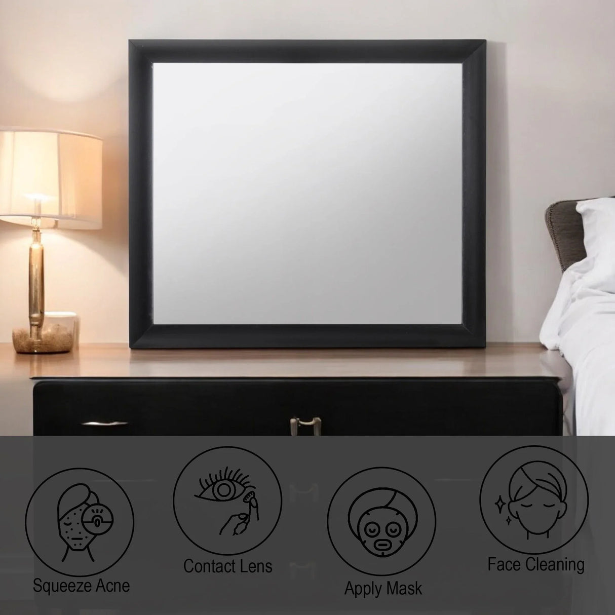 Ireland - Contemporary Design Mirror - Furniture Home Direct