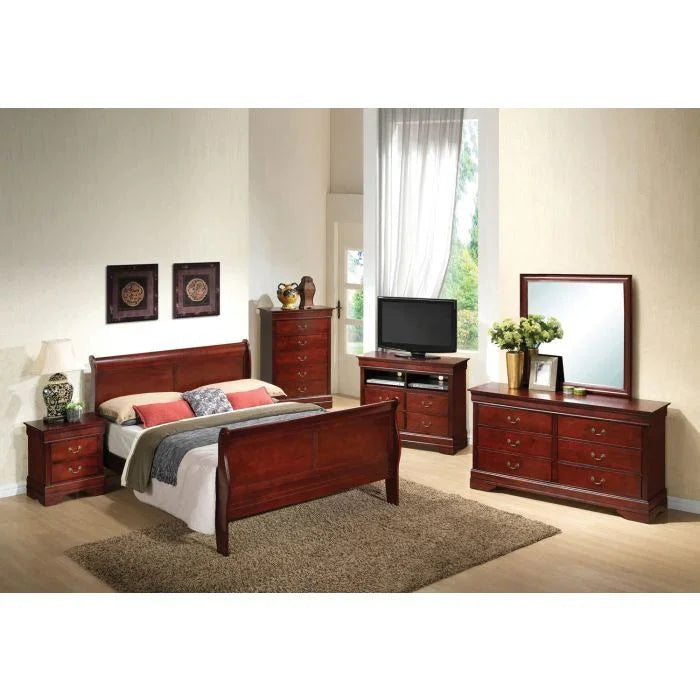 Panel Sleigh Bed - Furniture Home Direct