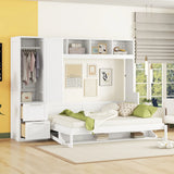 Murphy Wall Bed With Closet And Drawers - Furniture Home Direct