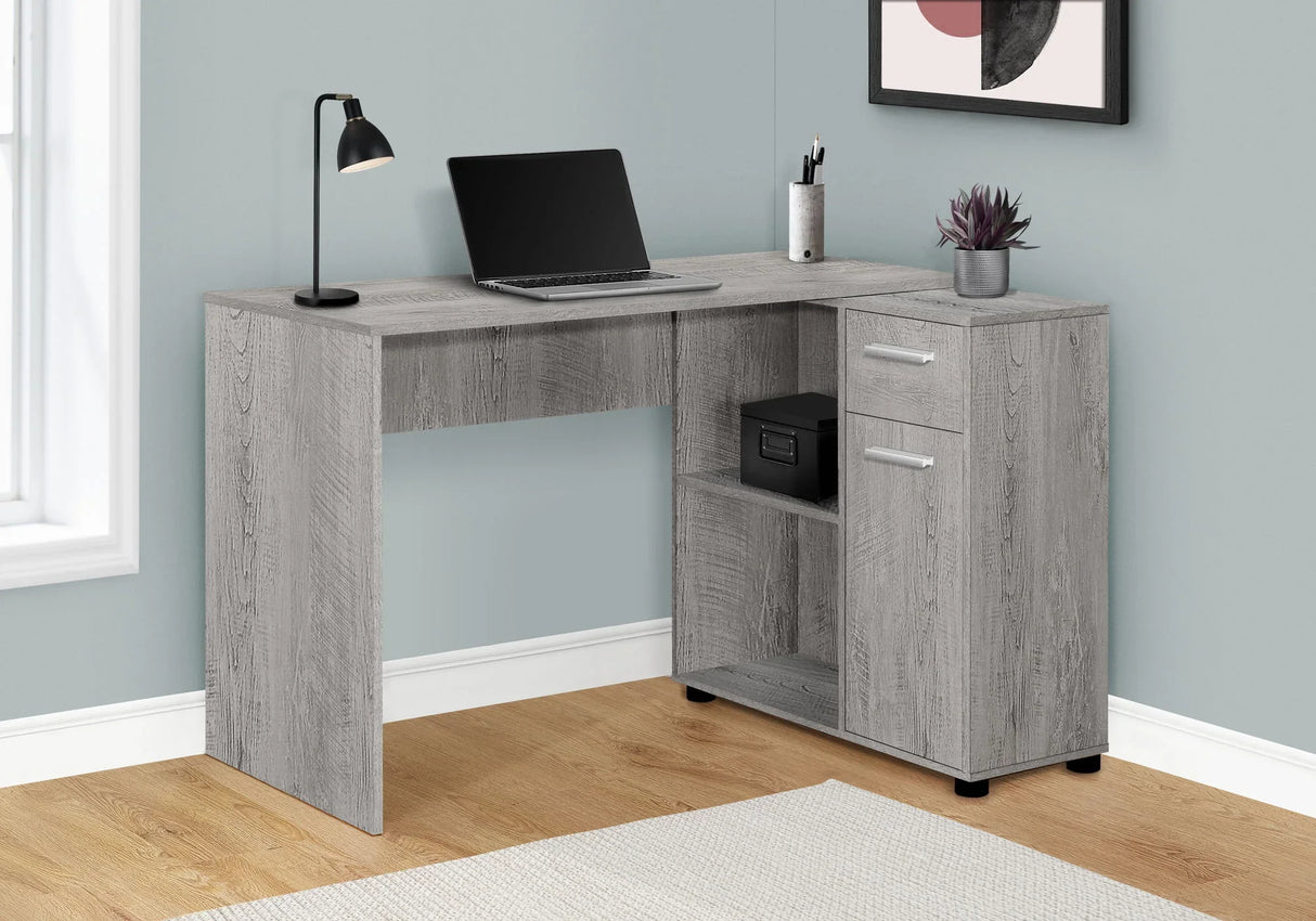 Computer Desk, Home Office, Corner, Storage Drawers, L Shape, Contemporary & Modern - Furniture Home Direct