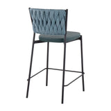 Tania - Braided Contemporary Counter Stool (Set of 2) - Furniture Home Direct