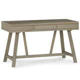 Bowman - Flip Up Desk - Distressed Gray - Furniture Home Direct