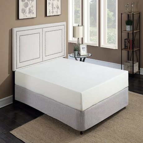 10" Plush Gel Memory Foam Mattress Bed With Cooling Technology, Aloe Vera Cover - Furniture Home Direct