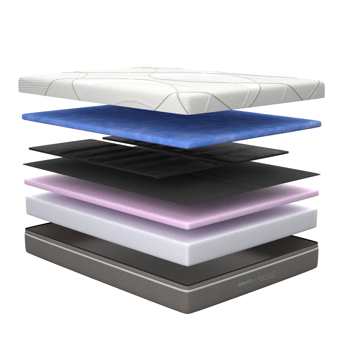 12" Profile Massage Mattress - Furniture Home Direct