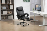 Big And Tall Office Chair, High Back Ergonomic Office Chair With Footrest, Executive Office Chair For Back Pain Relief - Black - Furniture Home Direct