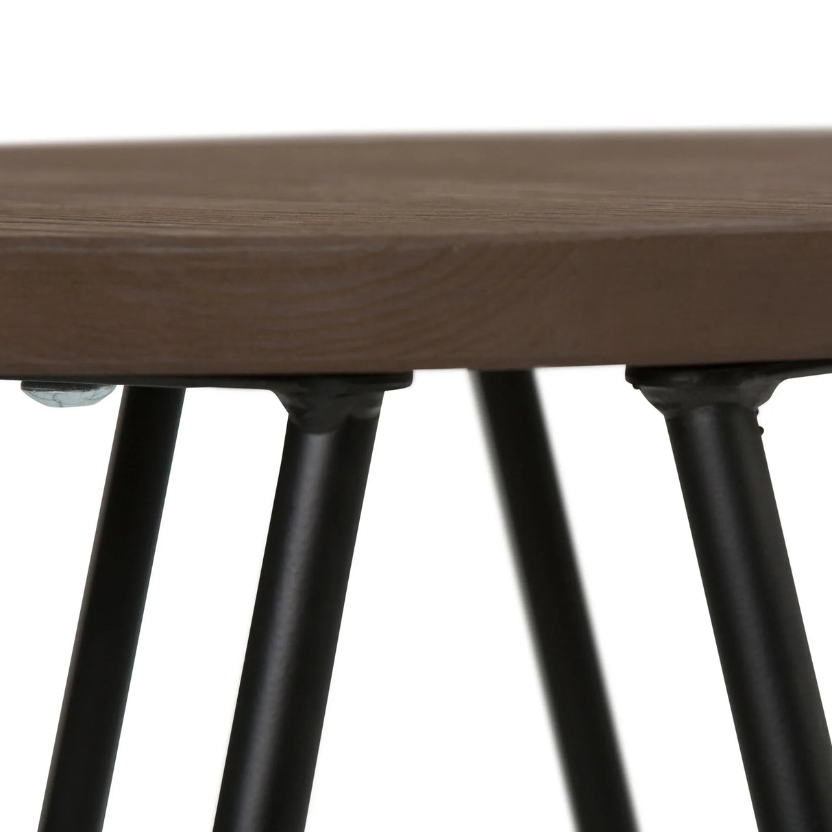 Simeon - Multifunctional Metal Stool With Wood Seat - Furniture Home Direct