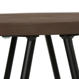 Simeon - Multifunctional Metal Stool With Wood Seat - Furniture Home Direct