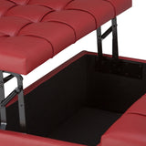 Harrison - Upholstered Coffee Table Storage Ottoman - Furniture Home Direct