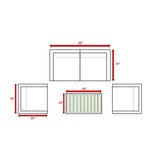 Stylish Sofa Seating Group With Cushions Perfect For Outdoor Gatherings - Furniture Home Direct