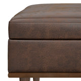 Shiloh - Multifunctional Square Storage Ottoman - Furniture Home Direct
