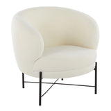 Chloe - Contemporary Chair - Black / White - Furniture Home Direct