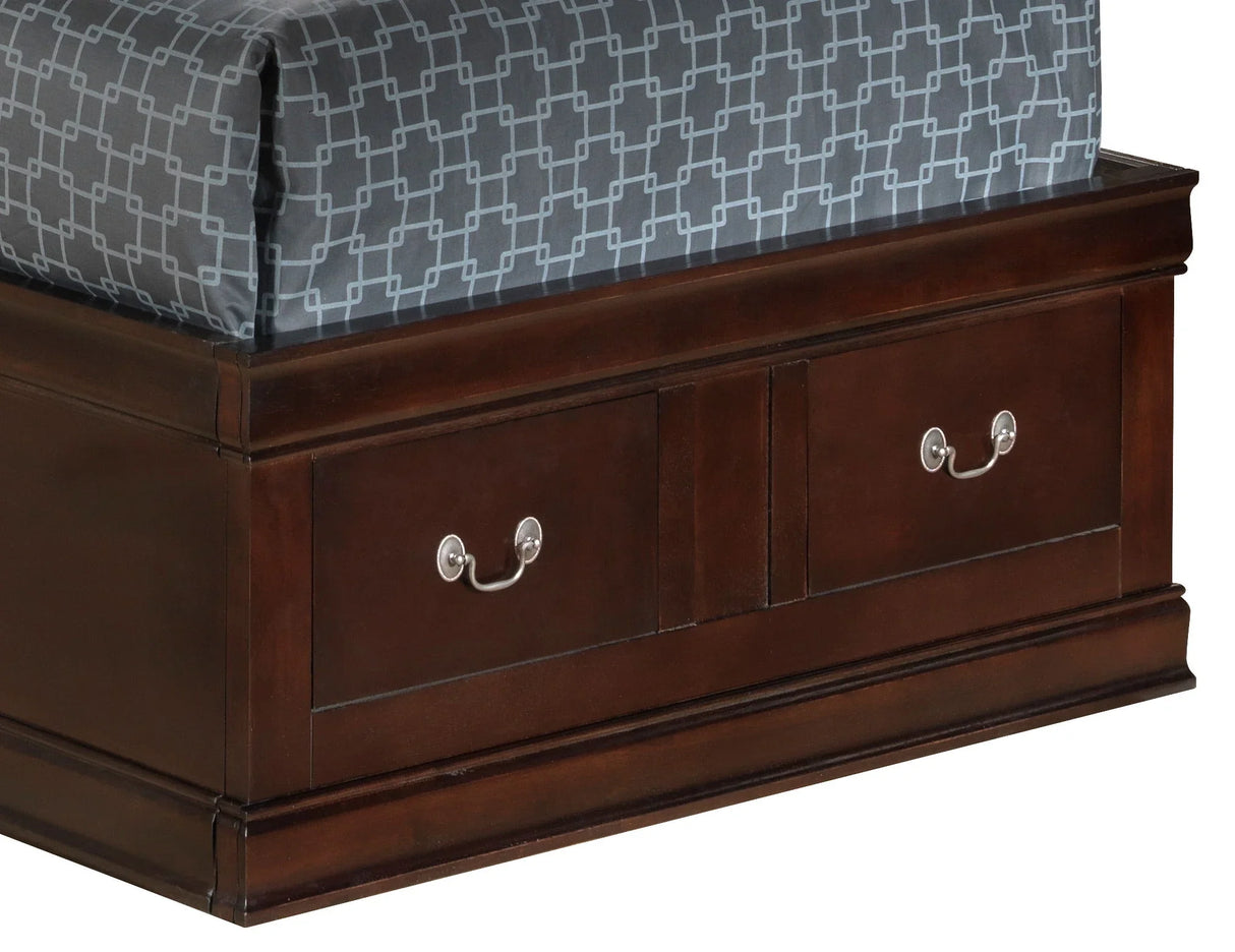 Louis Phillipe - Bookcase Storage Bed - Furniture Home Direct