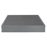 Full Size Mattress Foundation Industrial Foldable Metal Grey - Furniture Home Direct