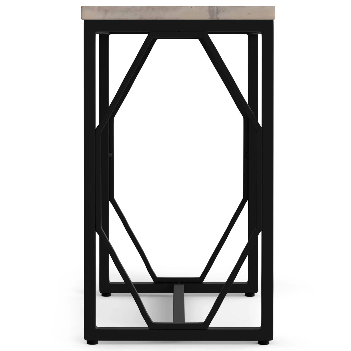 Selma - Handcrafted Metal And Wood Accent Table - Furniture Home Direct