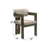 Destin - Polished Microfiber Side Chair (Set of 2) - Light Gray - Furniture Home Direct
