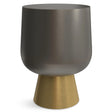 Anthony - Cast Aluminum Side Table - Bronze - Furniture Home Direct