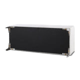 Madelyn - Modern Storage Bench - Bright White Dye - Furniture Home Direct