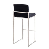 Fuji - Contemporary And Modern Elegance High Back Barstool - Furniture Home Direct